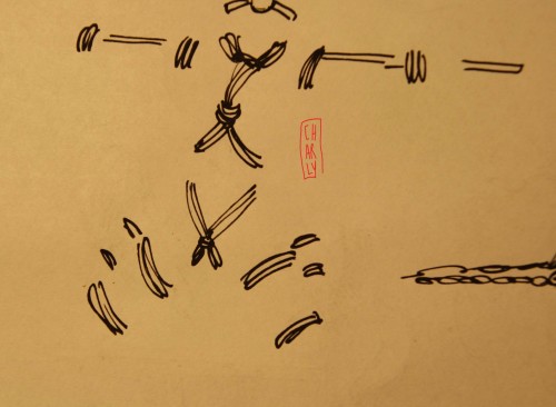 wip-selfdevelopment:  bdsmgeek:  stick-it-on-your-fridge:  Making some research on shibari for a linocut and a drawing-game-for-adult.  This is intriguing.  Oh, I enjoy this idea very much.