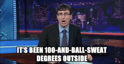 comedycentral:  It was a hot one at The Daily Show this week. 