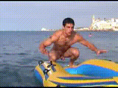 notashamedtobemen:  Nude backflip and more from a young, lean guy on the coast of Spain. You can see the full video here. 