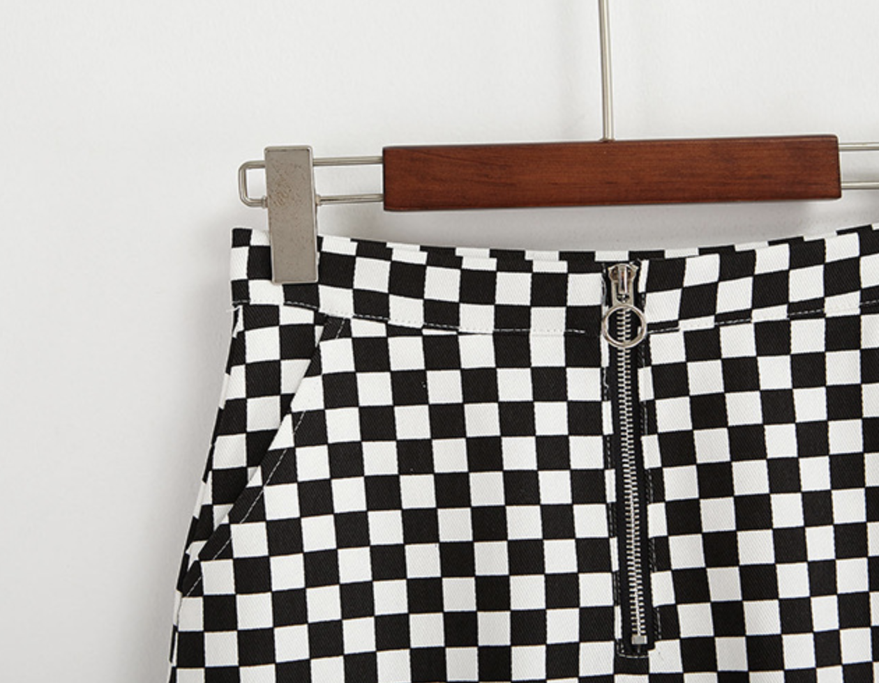 littlealienproducts:Checkered Skirt ♡ Use ‘LittleAlien’ to get 10% off!