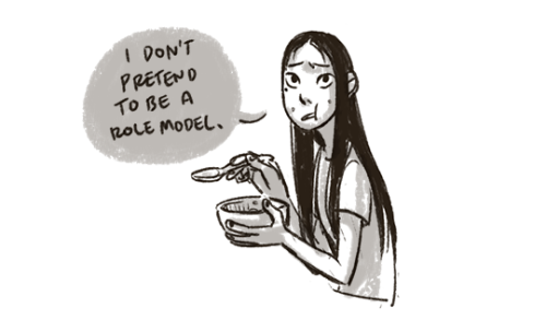 c-rowlesdraws:(continued from)Does yoghurt count as a liquid? I need to know for reasons.