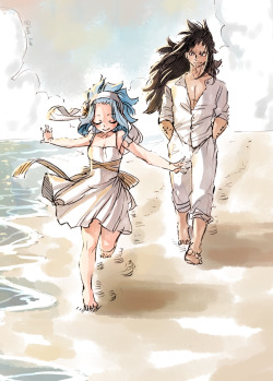 rboz:  A walk on the beach.Sketch I was working on for one of the Love Fest prompts, “Wedding Night” but this is actually just cute and not erotic lmao so I just added some color and decided to share here. Think of it as part of their honeymoon.