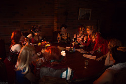   The Lodge of Sorceresses @__li0__ as Margarita Daria as Fringilla @vick_torie as Keira@mari_evans as Assire @desireeskai as Philippa Marianna as Sabrina @annakreuz9 as Francesca @valerievwin as Sheala @ari.anna13_ as Triss photo by @milliganvick  https: