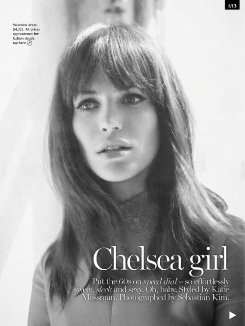 Amanda Wellsh in “Chelsea Girl” by Sebastian KimVogue Australia September 2014