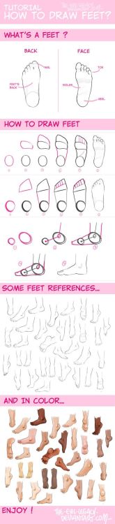 art-tnt:How to Draw FeetArtist: The-Evil-Legacy