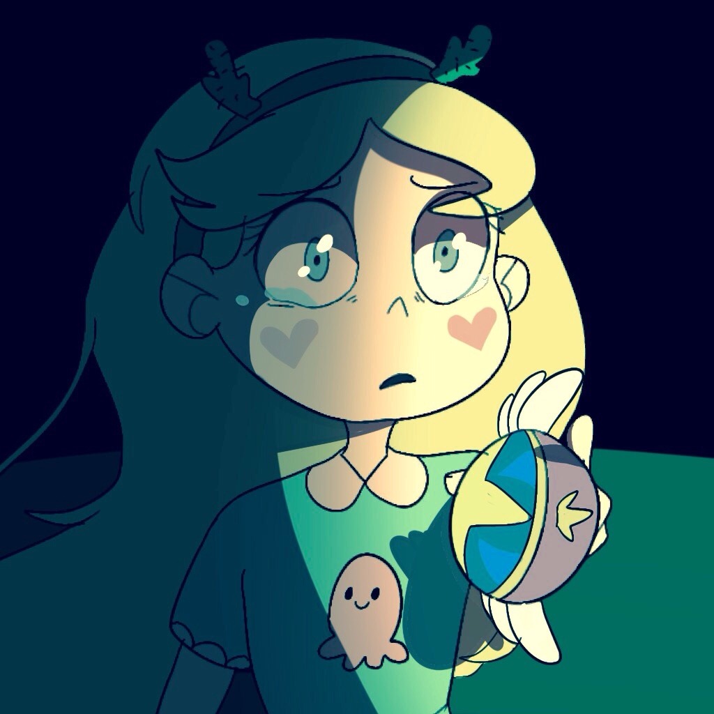 star-n-marco:  Totally forgot I even had this well okay.   I drew it when we only