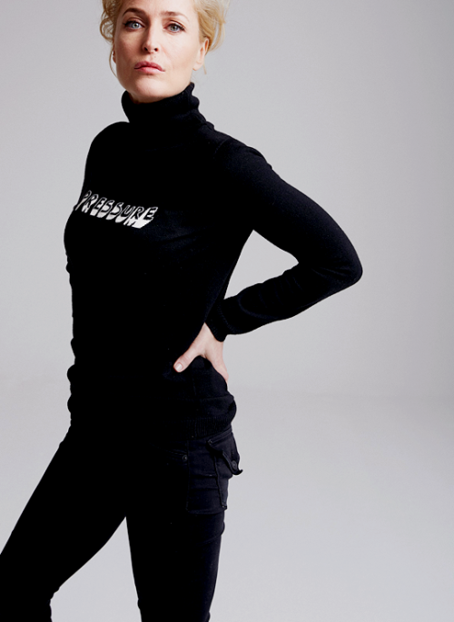Gillian Anderson photographed by Chris Floyd.