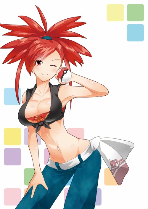 rule34andstuff:  Rule 34 Babe of the Week: Flannery (Pokemon).  