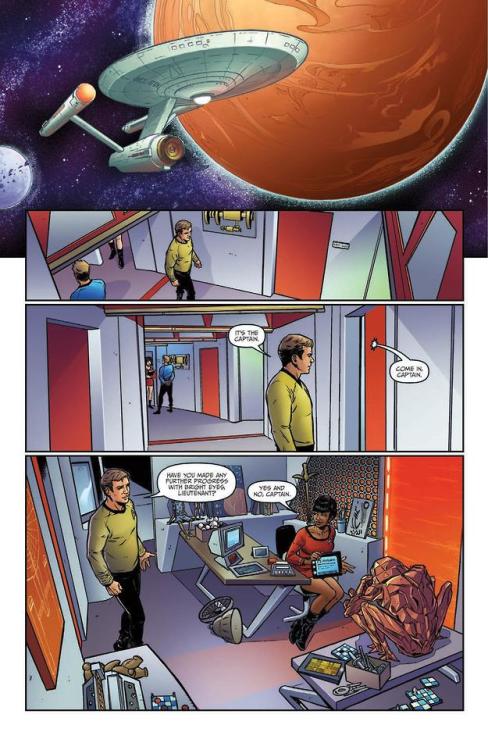 Covers and excerpt from this week’s fifth issue of IDW’s Star Trek Year Five comic. Plus