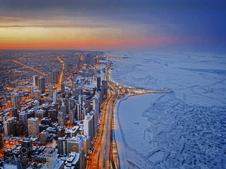 socialfoto:  Frozen Chicago by tee19810 #SocialFoto 