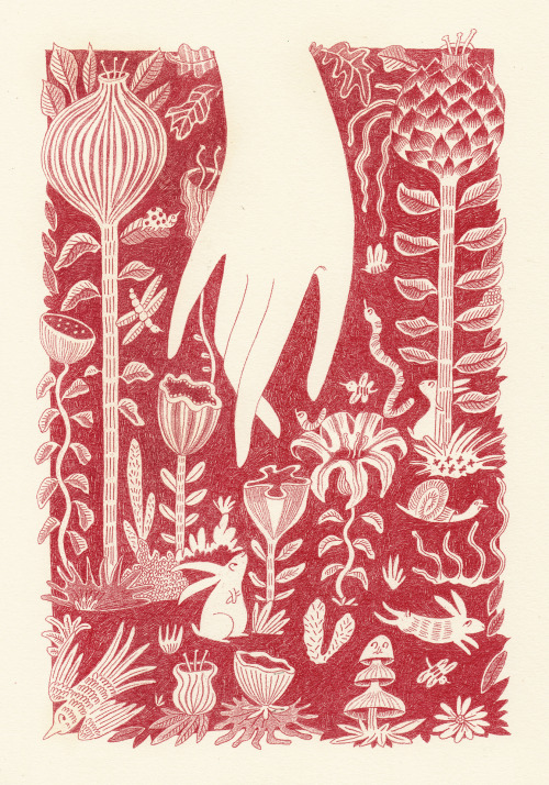 melissa-castrillon: Moooore screen print goodness is now up in my shop! This one entitled &lsqu