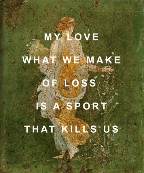 natalieweepoetry:Roman fresco, Flora, Pompeii, 1st Century A.D.  / Natalie Wee, “Asami Wr