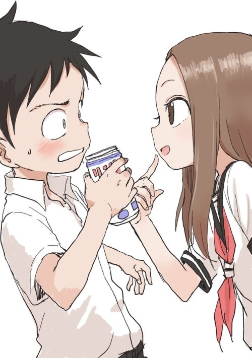 sieben002:  nishikata and takagi-san (karakai jouzu no takagi-san) drawn by yamamoto souichirou - Danbooru