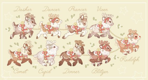 ✧˖°~ Santa’s Reindeer ~°˖✧