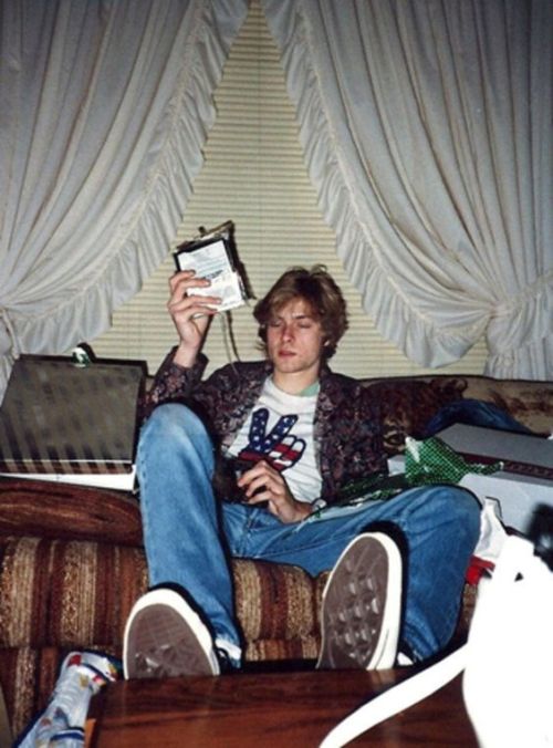 Young Kurt Cobain.