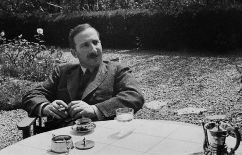 barcarole:Stefan Zweig at his home in Salzburg.