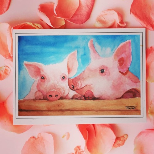 I had so much fun painting these LovePigs!!In a world with so much hatred and violence it is fabul