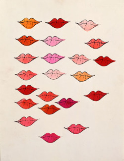 wasbella102:  Andy Warhol - Lips (Stamped), 1950s   ❤️