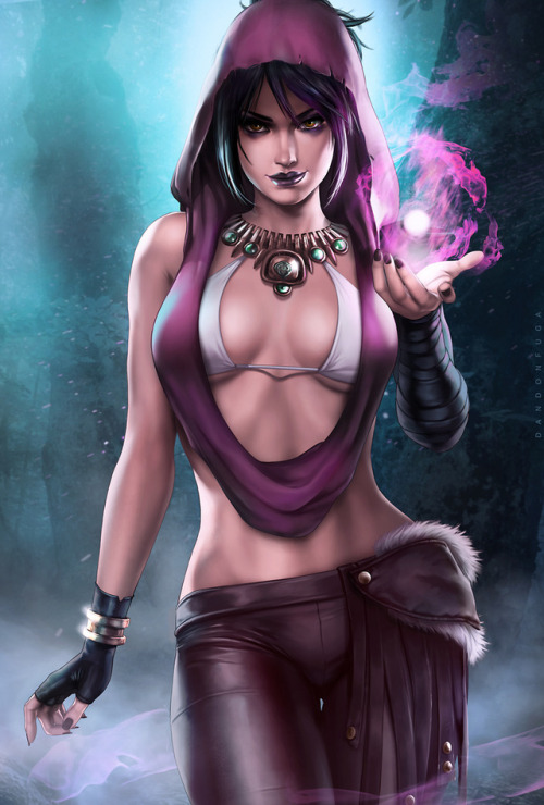 Porn Pics dandon-fuga: Morrigan from Dragon Age NSFW