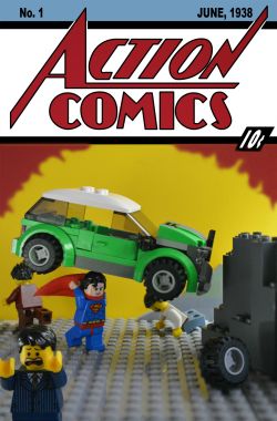 ultimate-marvel: LEGO Comic Covers by David