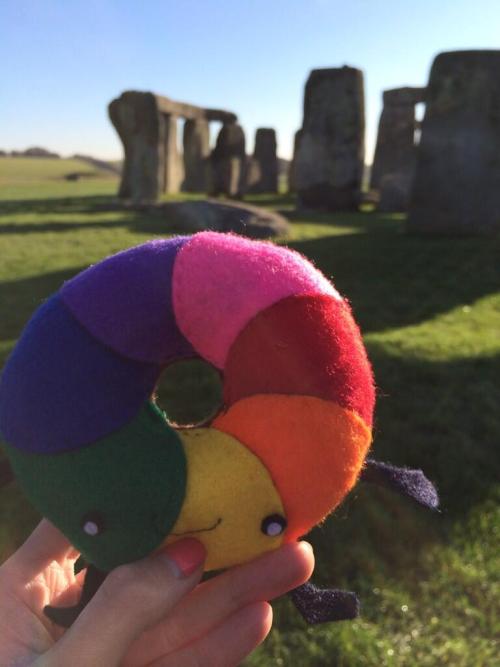 Rocking out in Stonehenge!