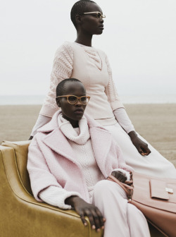 bienenkiste:  “Fall tides”. Naro Lokuruka &amp; Aluad Deng Anei by Jane &amp; Jane for Filler Magazine F/W 2015 