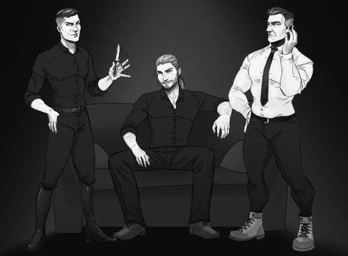 Another commission for my lovely @adiboudi of her Modern Mafia AUThis was an absolute pleasure to wo