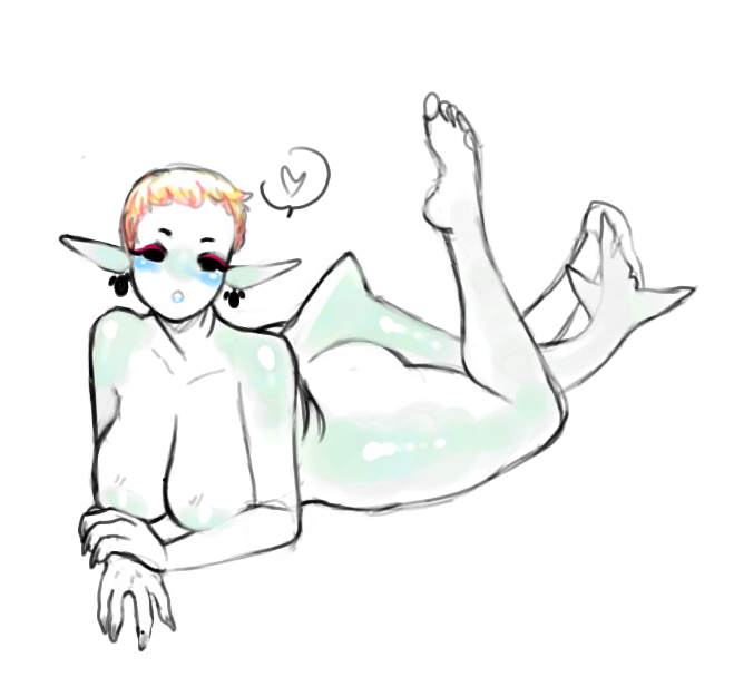 nsfarc:  Half-siren. Name still on the drawing board. Her specific race are all chicks
