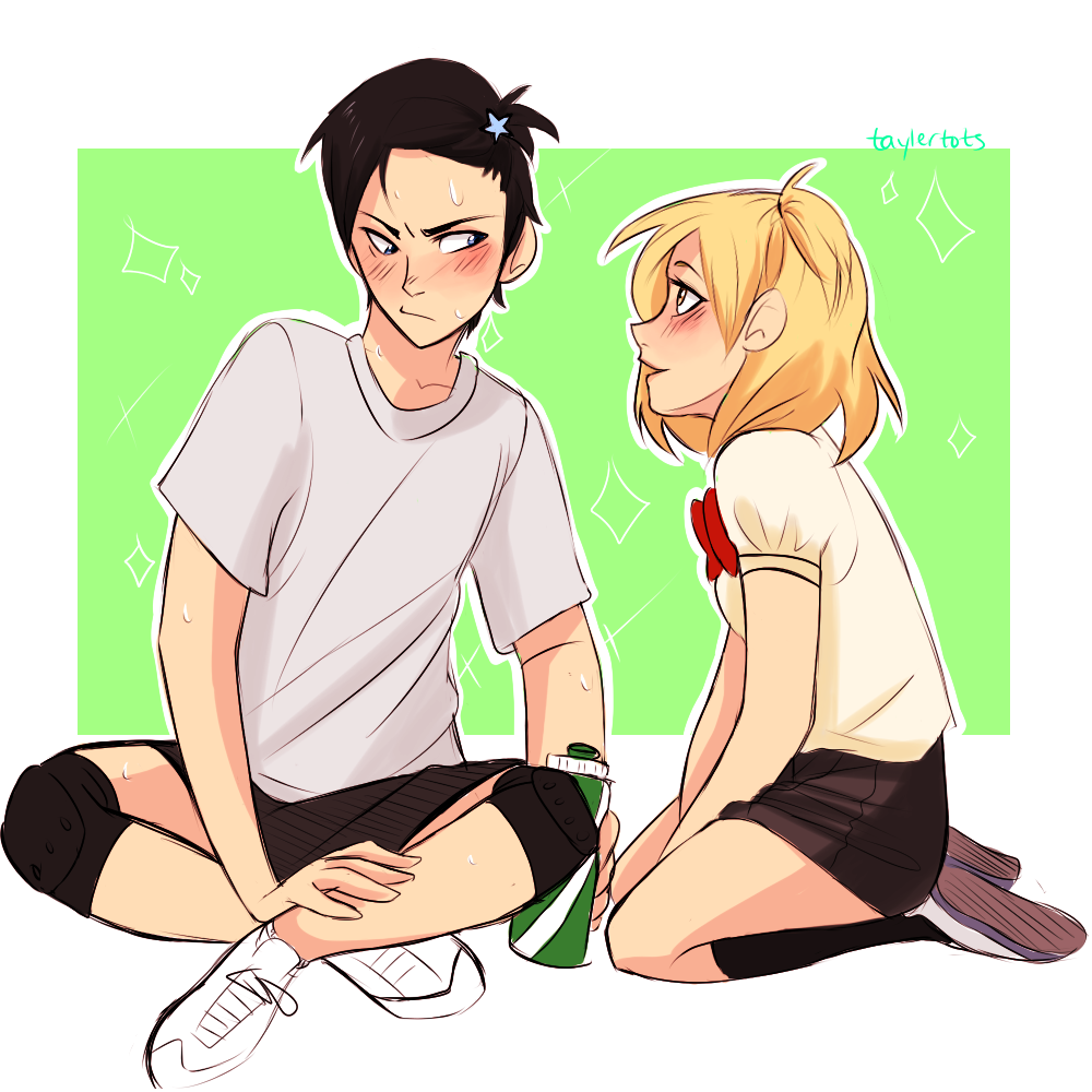 taylertots:  kags your bangs are getting long