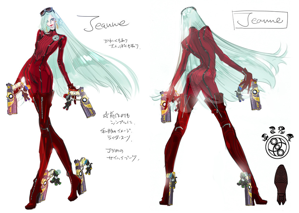 urserlicious:  Bayonetta 2 - Jeanne Concept Art 