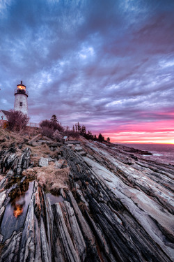 sundxwn:  Pemaquid Dawn by Mike Taylor 