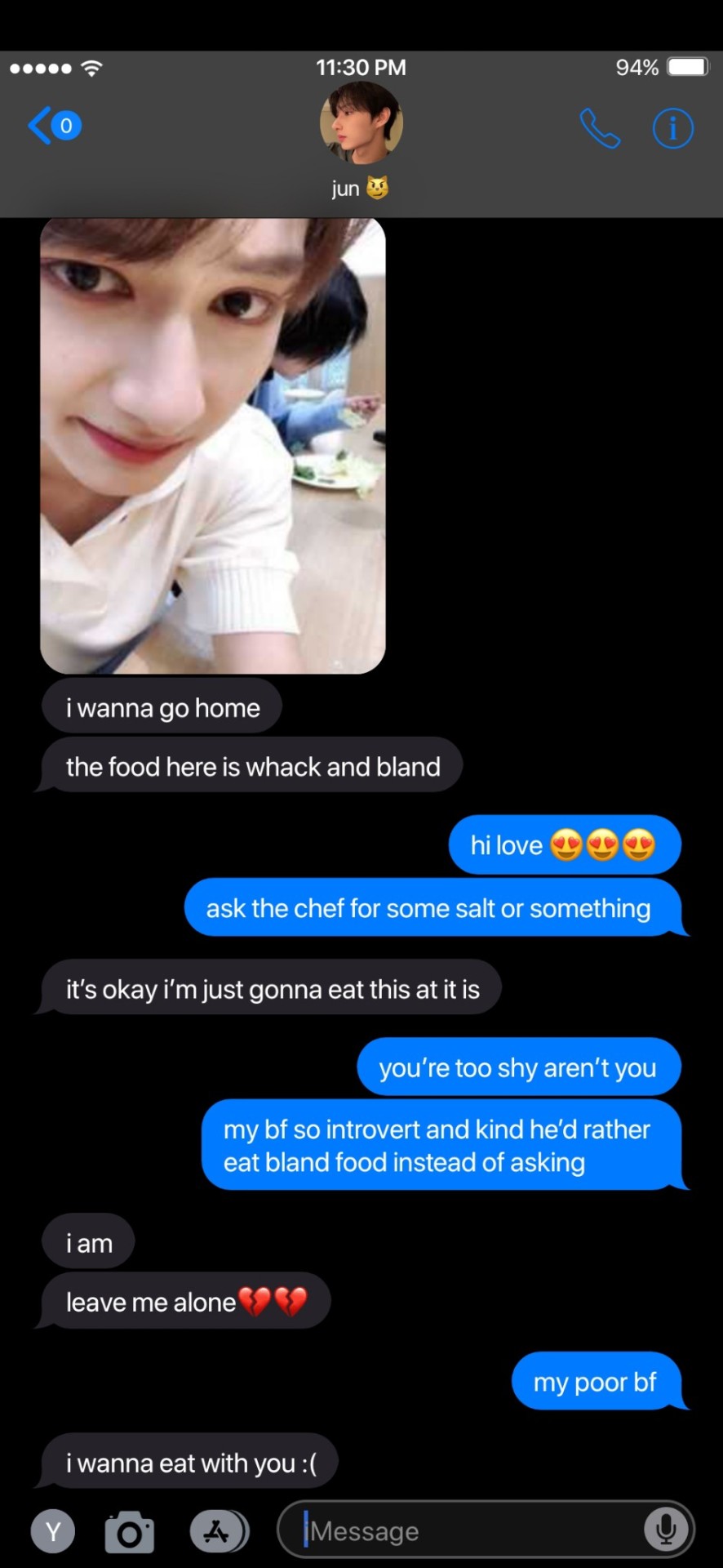 Bf Texts With Jun!