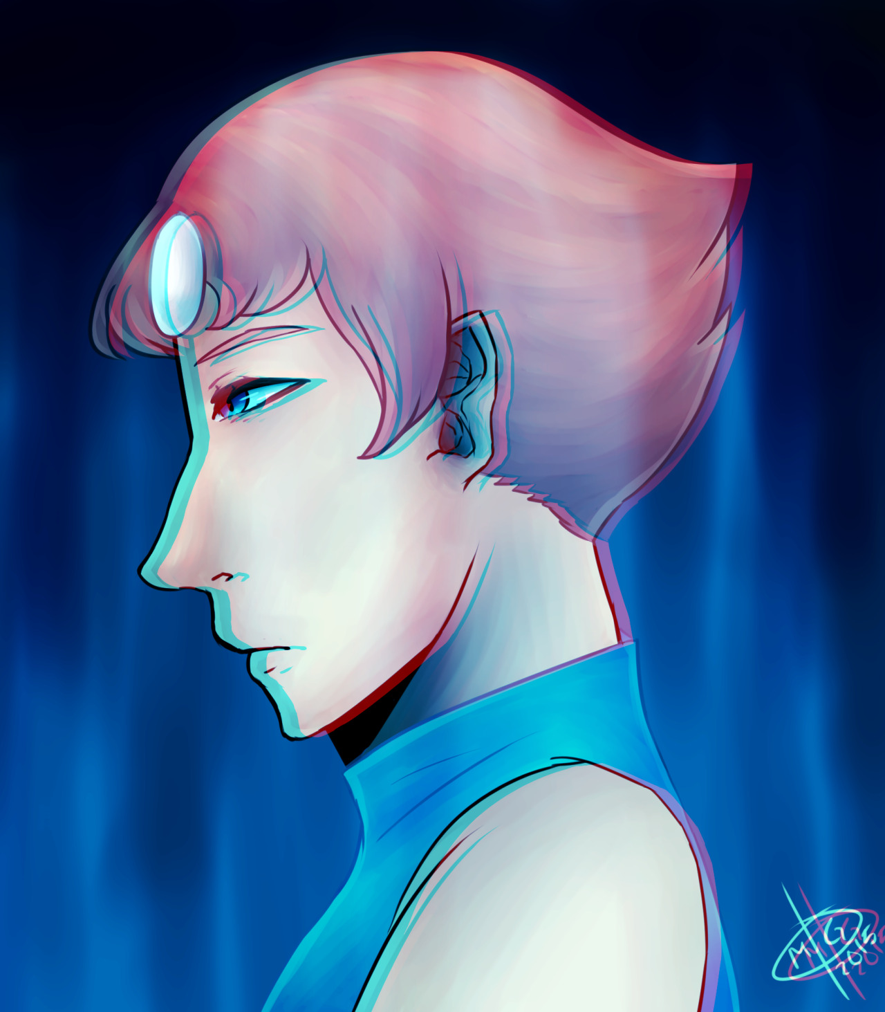 azuriteseagate:  (click for captions)listening to music while drawing is super great 10/10