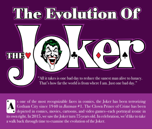 americaninfographic: Joker Evolution