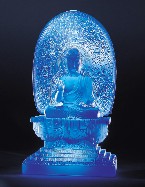 buddhabe:ufansius:Loretta Hui-shan Yang, Bhaisajyayuru Vaidurya PrabhasaBuddha Blue