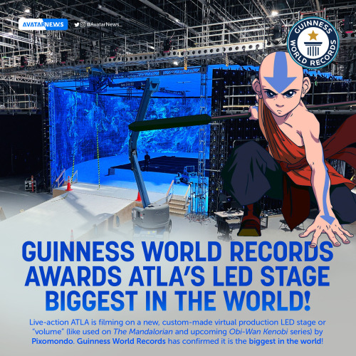 Guinness World Records has declared live-action ATLA’s virtual production volume the biggest in the 