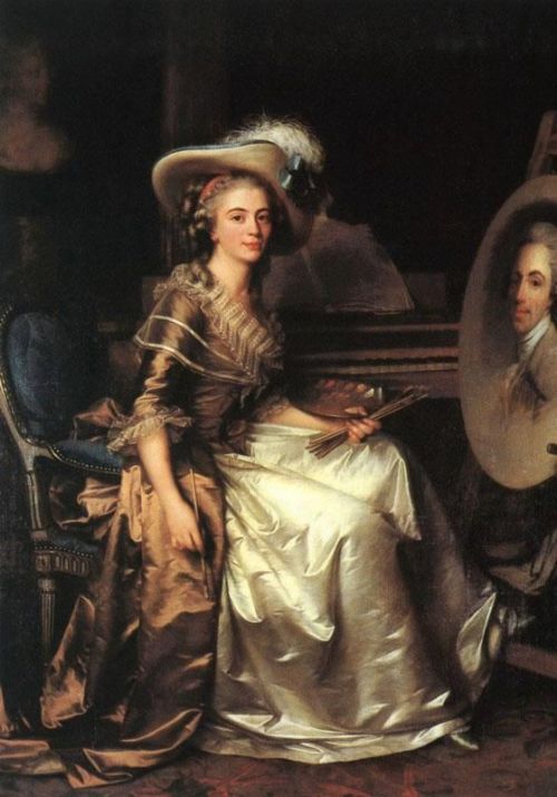 Antoine Vestier, Portrait of Marie-Nicole Vestier, 1785