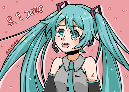 coco-draws: Happy Miku Day!