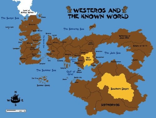 The Known World Got Westeroswisdom: The Got World As Depicted By... - Maps On The Web