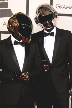 nxstyle:  Daft Punk at 56th Annual Grammy Awards. 