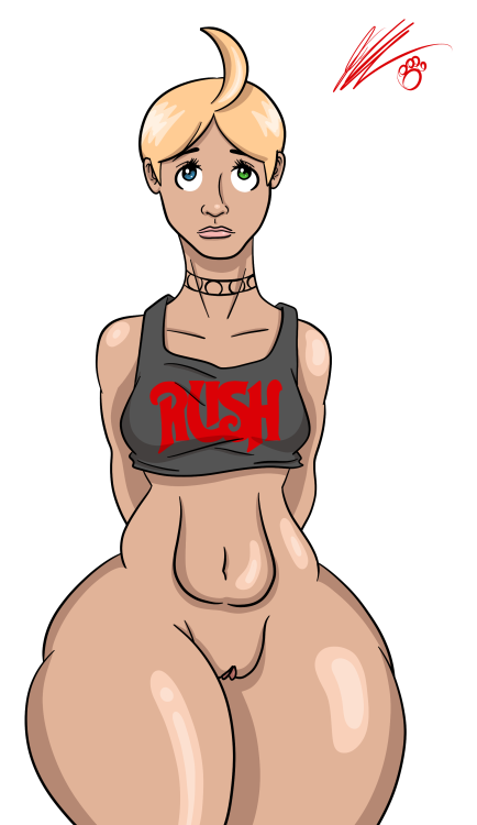 hiressnailsafterdark:  The sister of @shiinsart‘s most well known OC, Emma. Emily. Out of all the characters Shiin has in his arsenal, Emily has by far the biggest, thickest, squishiest booty.It’s like if you took Emma, took the mass from her tits