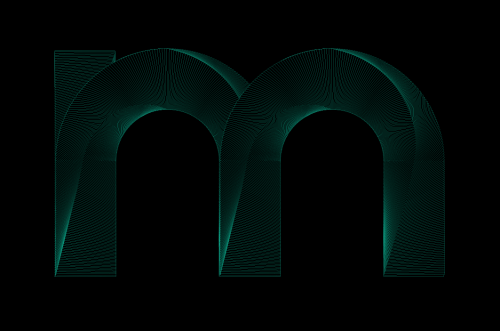 Moiré Font by Patrick Seymour  |   Londondesignz.com I&rsquo;ve been drawn to the graphical patterns