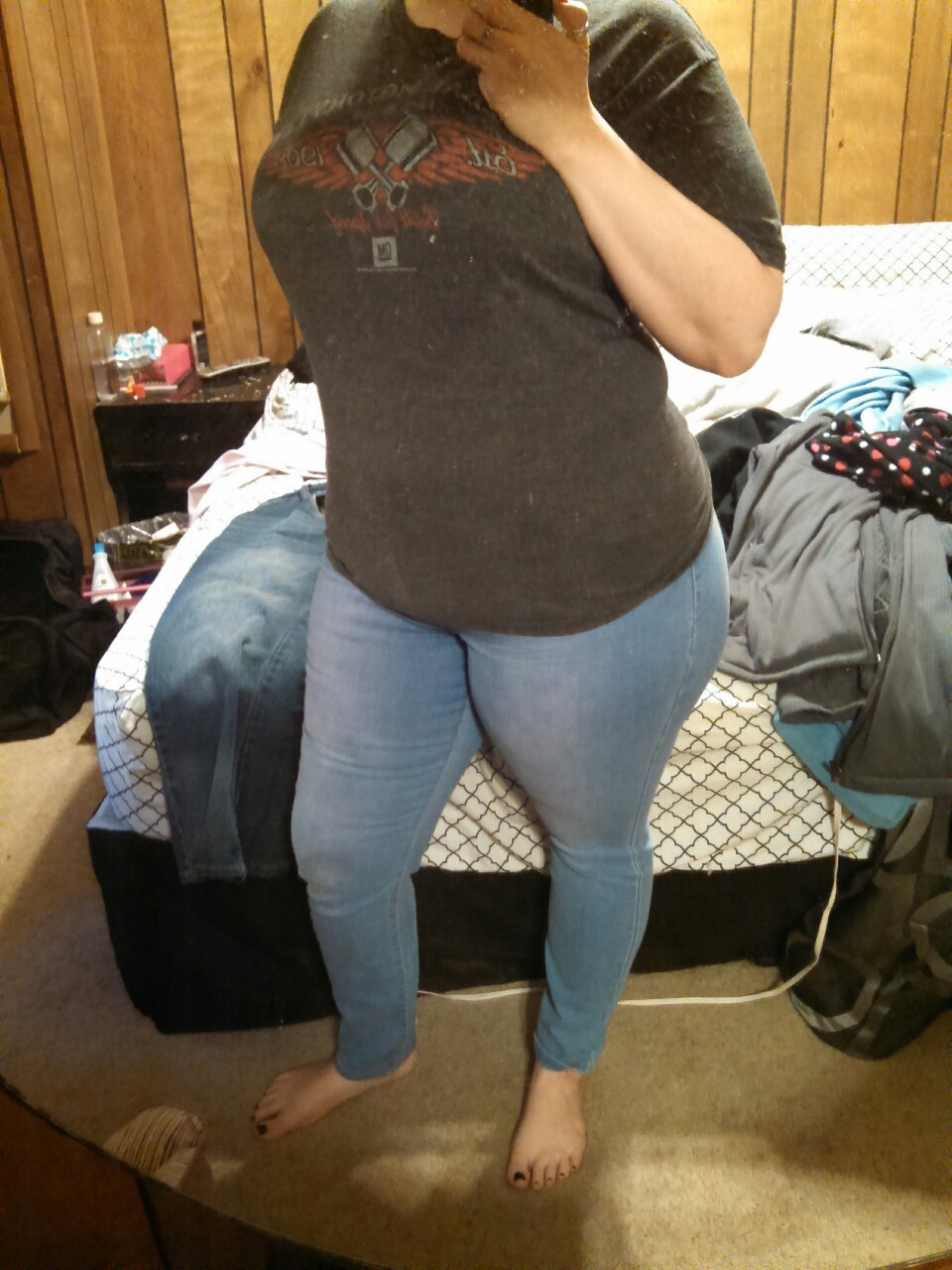 nikkis-double-ds:  Guess who’s gone down a pant size 😊😊😊