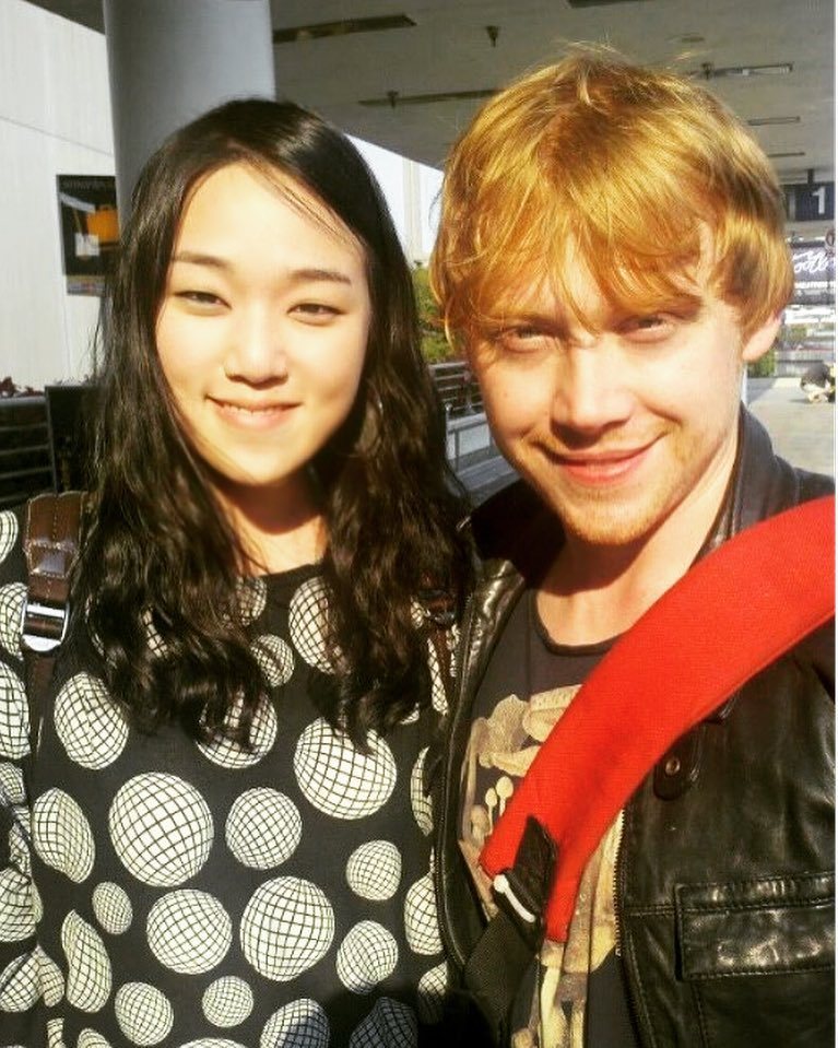 Grint Rupert Grint with a fan 2011. She posted