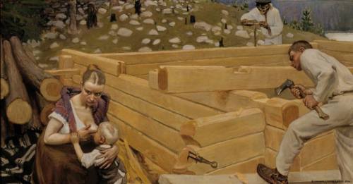  Building by Akseli Gallen-Kallela (1903)(pay attention to the worker in the background!)