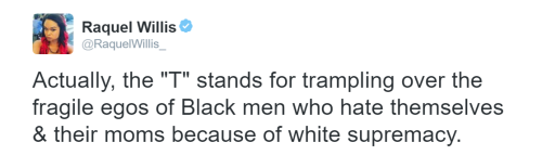 youngblackandvegan:  geminifromthesky:  yoooooooooooooooooooo  misogynoir and transmisogyny all at once. Trash.