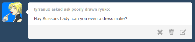 tyrranux:  Well that’s a major bummer. Maybe you’ll have better luck just making