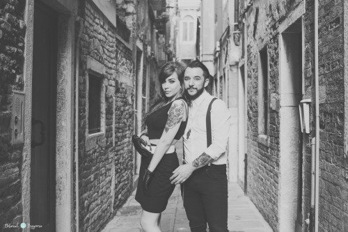 hellyesdianevulpine:  Classy mafia  Models: Diane Vulpine and Tommy AntoniniPh: Deborah Brugnera 