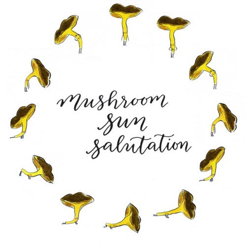 martaprior:Mushroom sun salutationhttp://tattoosforwomenink.tumblr.com/