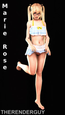 therenderguy:   Marie Rose, Big PNG file: